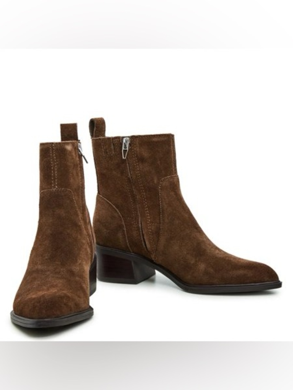 DOLCE VITA BRYSON BOOTIES IN COCOA SUEDE 8 - Picture 3 of 14